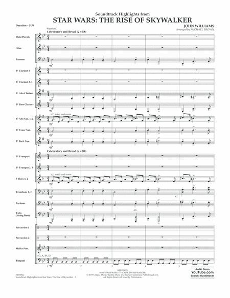 Soundtrack Highlights From Star Wars The Rise Of Skywalker Conductor Score Full Score Page 2