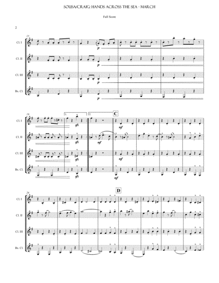 Sousa Hands Across The Sea Page 2