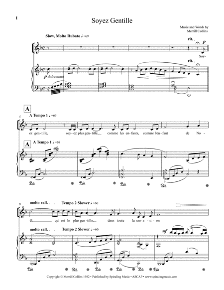 Soyez Gentille Piano Vocal Score In F Page 2
