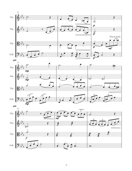 Speak Softly Love For String Quartet Page 2