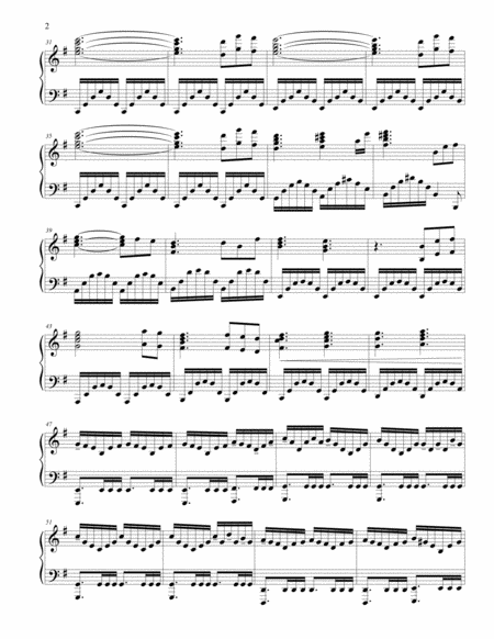 Spirit Run Free Piano Solo Page 2