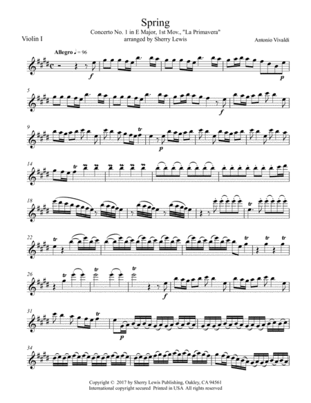 Spring String Trio For String Trio Page 2