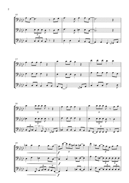 St James Infirmary Trombone Trio Page 2