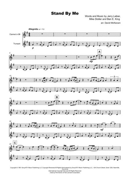 Stand By Me Clarinet And Trumpet Duet Page 2