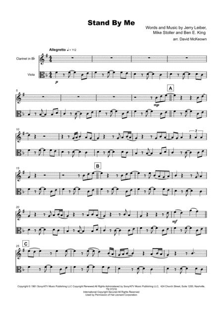 Stand By Me Clarinet And Viola Duet Page 2