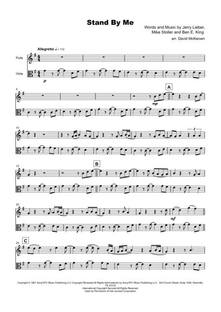 Stand By Me Flute And Viola Duet Page 2