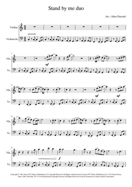 Stand By Me Violin And Cello Duet Page 2