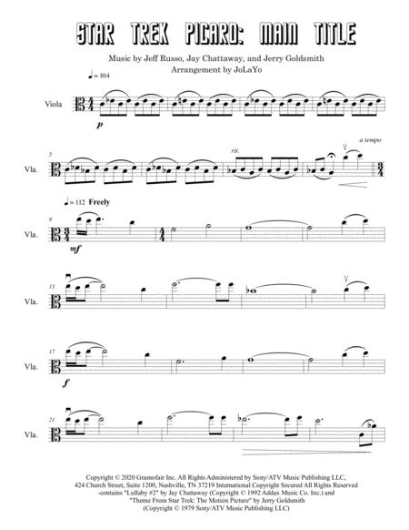 Star Trek Picard Main Title Viola Solo Page 2