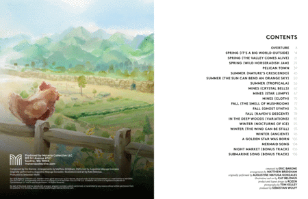 Stardew Valley Piano Collections Complete Digital Book Page 2