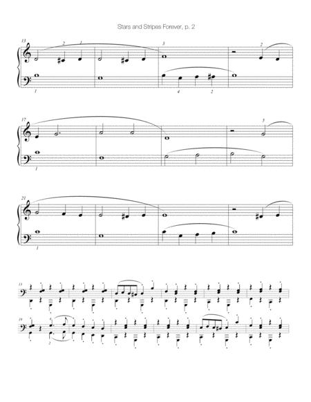 Stars And Stripes Forever Elementary Duet Page 2
