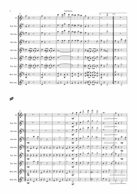 Stars And Stripes Forever Sousa Saxophone Quintet Page 2