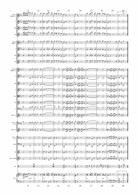 Stars And Stripes Forever Sousa School Band Page 2