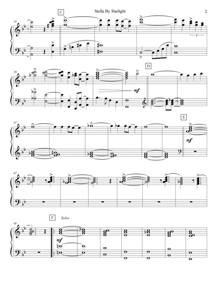 Stella By Starlight Electric Piano Page 2