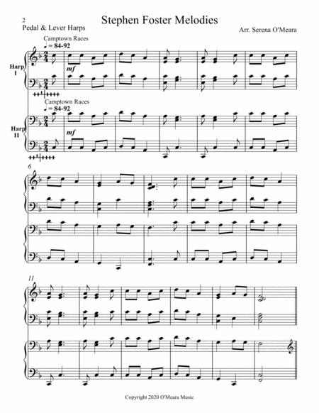 Stephen Foster Melodies Score Parts Page 2