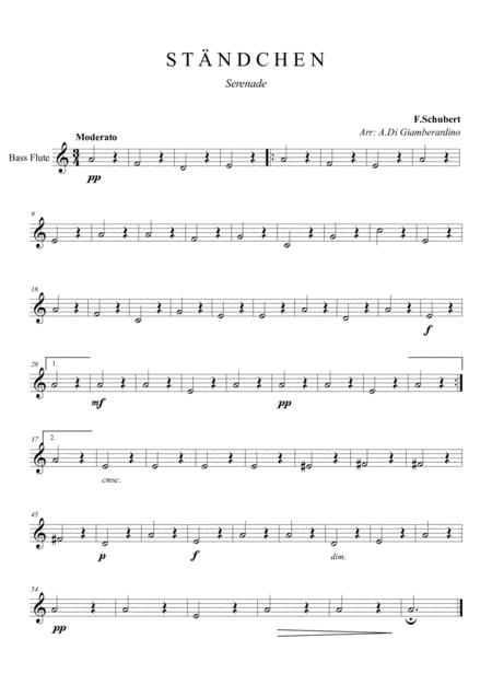 Stndchen Serenade C Flute Choir Page 2