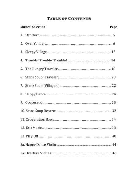 Stone Soup A Tale Of Cooperation Childrens Musical Score Page 2