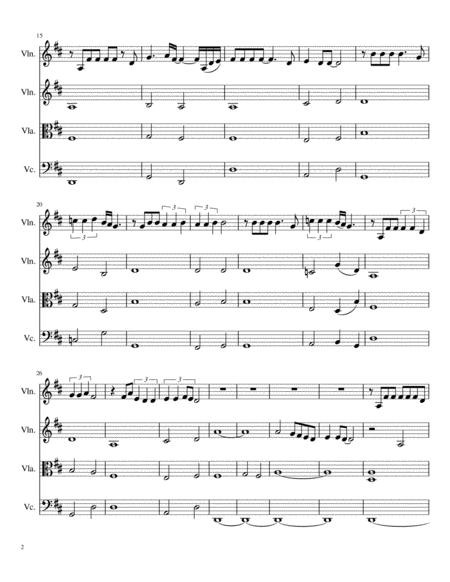 Storybook Love String Quartet Princess Bride Page 2