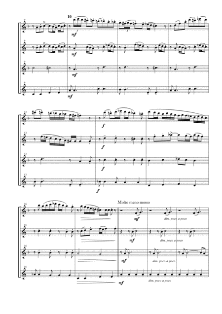 Street Tango For Saxophone Quartet Page 2