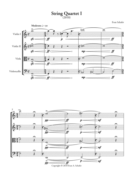 String Quartet 2010 Page 2