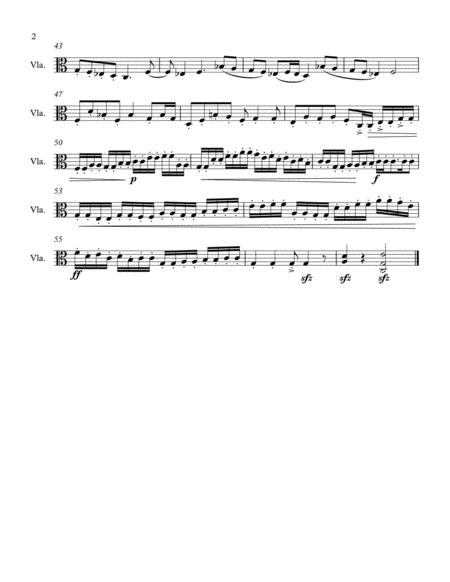 String Quartet In C Major Viola Page 2