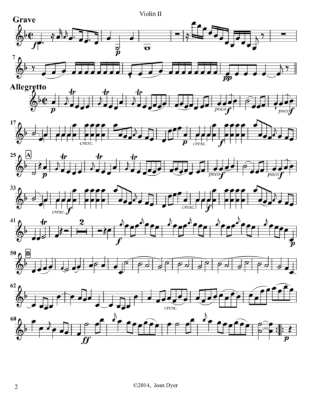 String Quartet In D Minor G 172 Second Violin Page 2