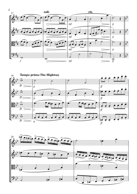 String Quartet No 1 Op 34 1st Movement Page 2