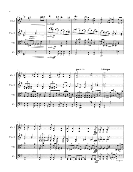 String Quartet No 10 In E Minor Page 2