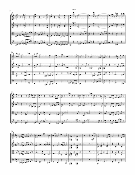 String Quartet No 18 Page 2