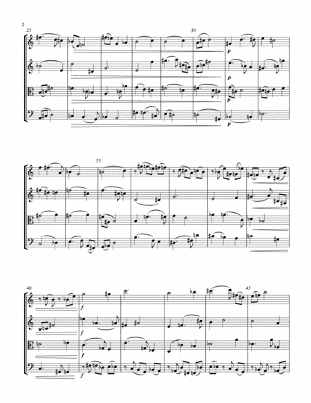 String Quartet No 37 Page 2