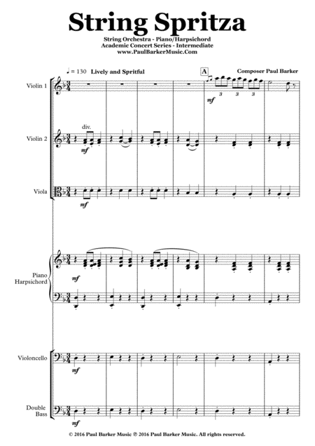 String Spritza Score Parts Page 2