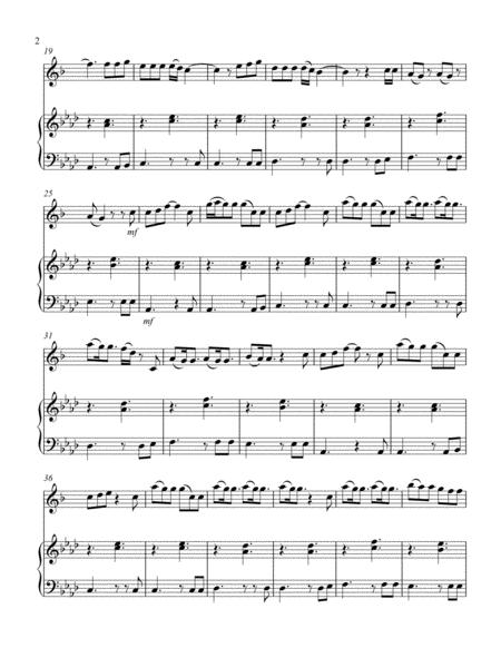 Stuck With U For Alto Sax And Piano Page 2