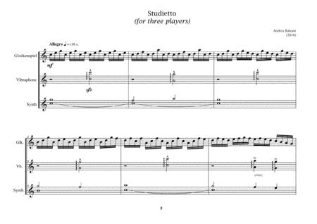 Studietto For Three Players Page 2
