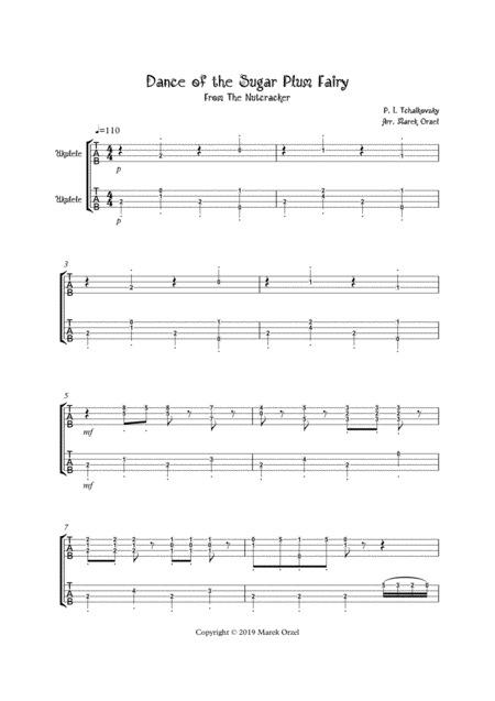 Sugar Plum Fairy Dance Ukulele Duet Page 2