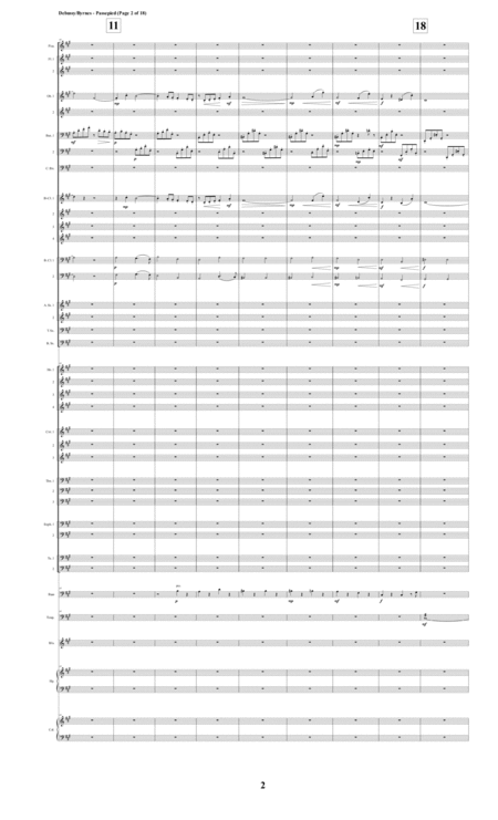 Suite Bergamasque No 4 Passepied Symphonic Band Page 2