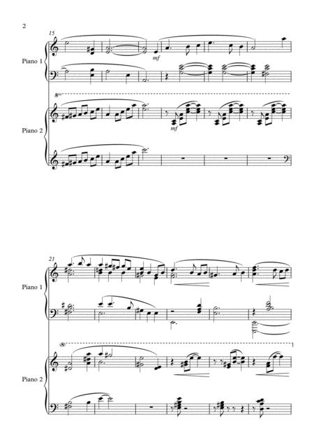 Suite For 2 Pianos Op 20 Full Score Page 2