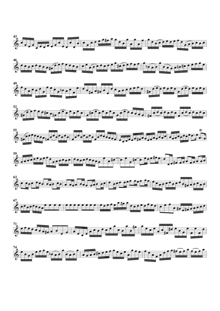 Suite For Orchestra No 3 Bwv 1068 Arrangement For 4 Recorders Page 2