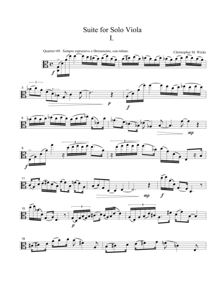 Suite For Solo Viola Page 2