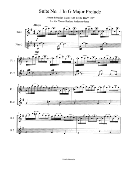 Suite No 1 For Cello Flute Duet Page 2