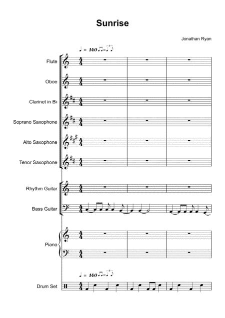 Sunrise For Flexible Big Band Page 2