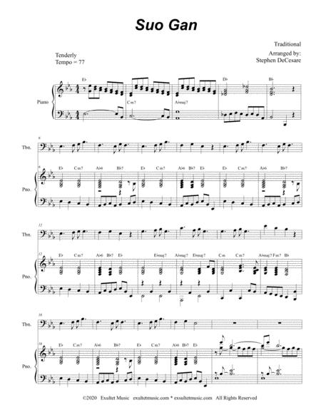 Suo Gan For Trombone Solo And Piano Page 2