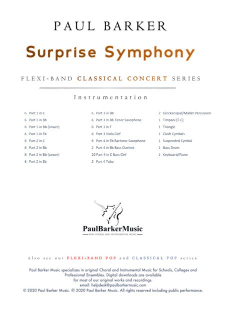 Surprise Symphony Flexi Band Score Parts Page 2