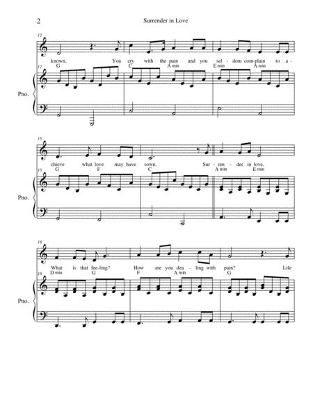 Surrender In Love Tenor Version Page 2