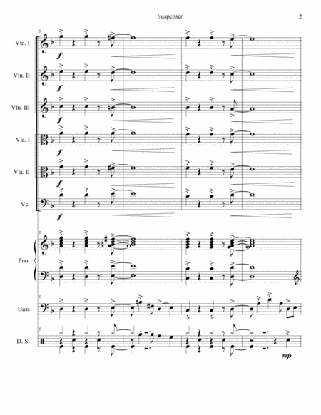 Suspenser String Sextet Orchestra Page 2