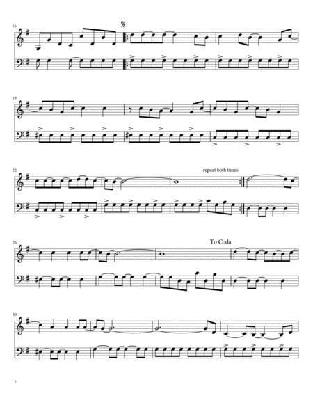 Sweet Child O Mine Violin Cello Duet Page 2