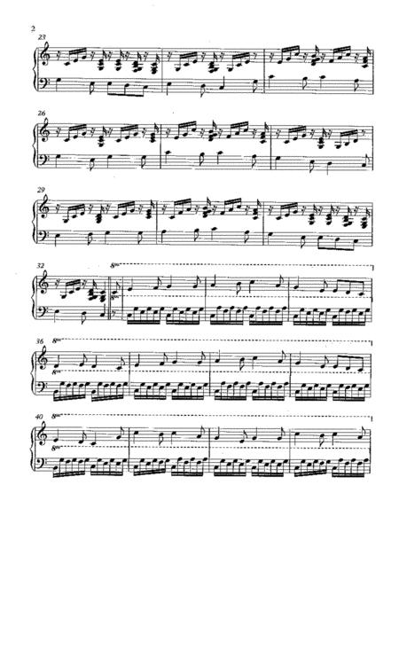 Sweet Hour Of Prayer Piano Solo With Variations Page 2