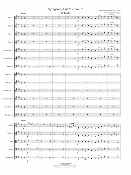 Symphony 45 Finale Presto Adagio Set Page 2