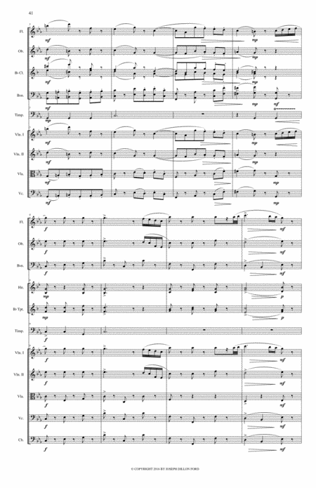 Symphony In C Minor The Fitch Symphony 3rd Movement Minuet Page 2