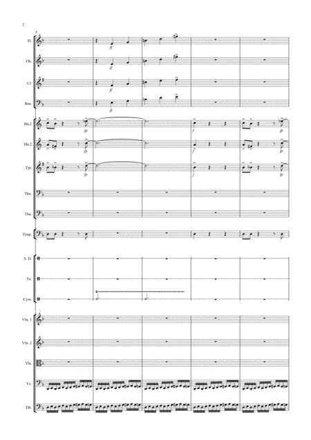 Symphony No 1 The Titanic Movement 2 Allegro Furioso Page 2