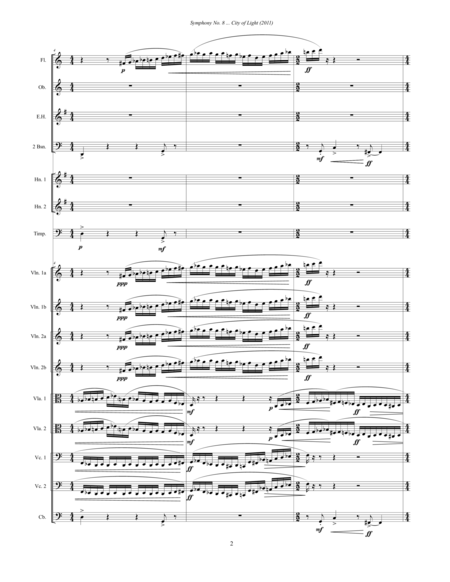 Symphony No 8 City Of Light 2011 For Chamber Orchestra Page 2