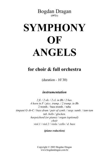 Symphony Of Angels Bogdan Dragan Choir Full Orchestra Page 2